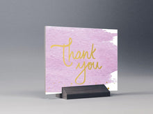 DS Gold Foiled Thank You Cards Multipack - Fully Recyclable and Eco-friendly Watercolors Greeting Cards with Stickers Envelopes for Christmas Birthdays Baby Showers Teachers Wedding (Pack of 24)