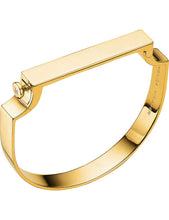 Signature 18ct yellow-gold vermeil bangle