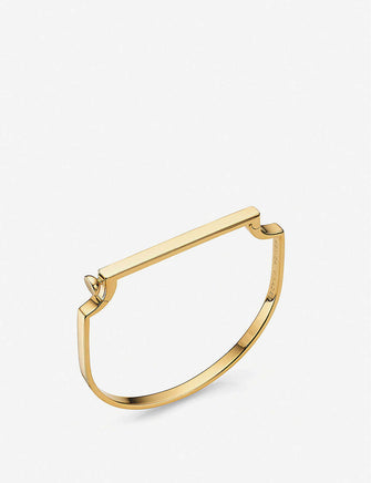 Signature 18ct yellow gold-plated sterling-silver vermeil bracelet