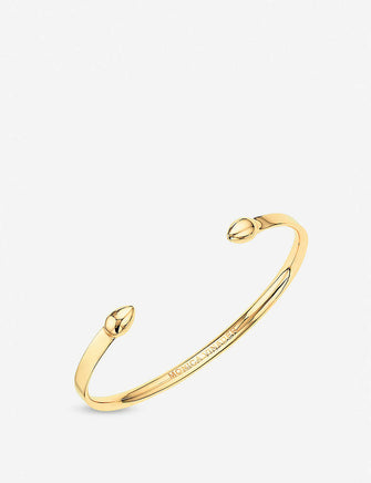 Fiji 18ct yellow-gold vermeil small cuff bracelet