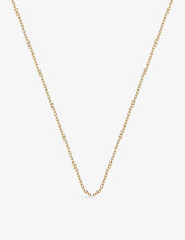 18ct yellow-gold plated rolo neck chain