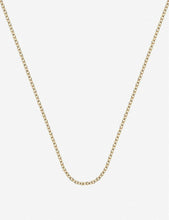 18ct yellow gold-plated vermeil sterling silver rolo neck chain