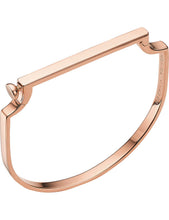 signature 18ct rose gold-plated bangle