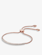 Fiji Mini Bar diamond and 18ct rose-gold vermeil bracelet