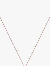 18ct rose gold-plated vermeil silver fine chain