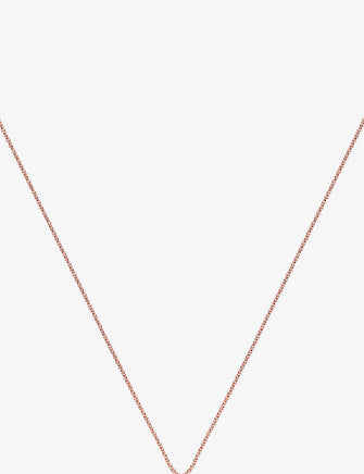 18ct rose gold-plated vermeil silver fine chain