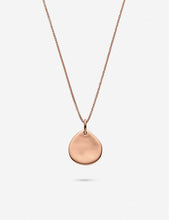 Fine oval box 18ct rose gold-plated vermeil sterling silver chain