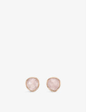 Siren 18ct Rose Gold-Plated Vermeil Earrings