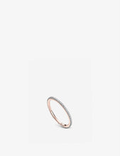 18ct rose-gold diamond eternity ring