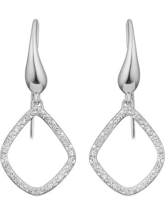 Riva Kite sterling silver and diamond earrings