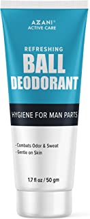 Azani Active Care Anti Chafing Men's Ball Deodorant|Ballguard, Counters Sweat, Odor, Flakes, Redness and Irritation|Niacinamide & Hyaluronic Acid|50 gm, 1 Pack