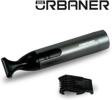 URBANER Battery Operated Mustache Trimmer, Waterproof Cordless Beard Trimmer for Men, Compact Moustache Clipper Portable Man Grooming Trimmer Electric Mustache Razor, MB-042UK