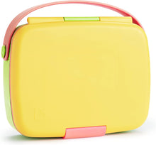 Munchkin Bento Lunch Box for Babies & Toddlers, Cute Lunch Box with Divided Sections, Baby & Childrens Lunch Box, 5 Compartment Food Container, Childcare & School Lunch Box with Cutlery - Yellow