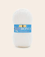 Sirdar Wool Hayfield Bonus DK Double Knitting, Baby White (856), 100g