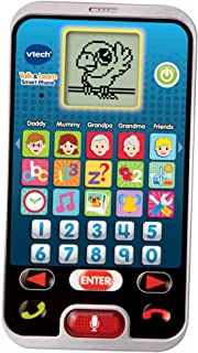 Vtech Talk and Learn Smart Phone, Educational Toy Phone for Children, Toy Mobile Phone with Games, Voice Activation and Music, Kids Phone with Alphabet and Numbers, Electronic Toy for 2 Years+