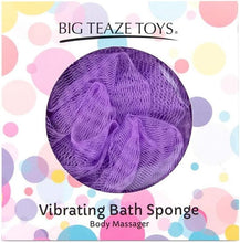 Big Teaze Toys Vibrating Bath Sponge Purple