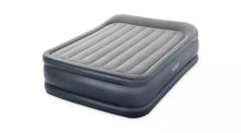 Intex Queen Deluxe Pillow Rest Raised Air Bed with Pump