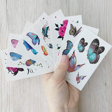 Yesallwas 30 Sheets cute Temporary Tattoo Sticker Fake Tattoos for Women Girls Models,Waterproof Long Lasting Body Art Makeup Sexy Realistic Tattoos -Butterflies, Rose, Flowers