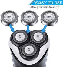 SRunDe 3 SH30/50/52 Shaver Replacement Heads Compatible with S1000 S3000 S5000 Series Electric Replacement Heads with Pointed Blade Razor Accessories with 3 Shaver Cleaning Brush