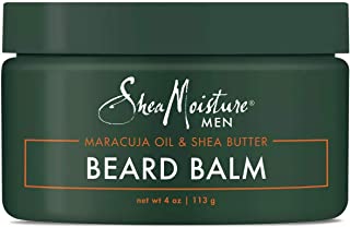 Shea Moisture Maracuja Oil & Shea Butter Beard Balm Shape-Smooth & Define by for Men - 4 oz Balm