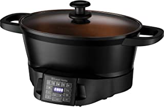 Russell Hobbs 28270 Good-to-Go Multicooker - 8 Versatile Functions including Slow Cooker, Sous Vide, Rice and Food Steamer, Black, 750 Watt