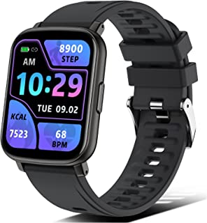Cillso Smart Watch, Fitness Tracker 1.69" Screen Fitness Watch with Heart Rate Sleep Monitor, IP68 Waterproof Smart Watch for Men Women, Activity Tracker with 24 Sports Modes Pedometer for Android iOS