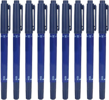 Tattoo Marking Pen, 10Pcs Double Ended Skin Marker Piercing Positioning Pen Tool Dual Removable Aesthetic Procedures Surgical Stencil Sites Accessories for Men Women Teenage Adult Gifts(Blue)
