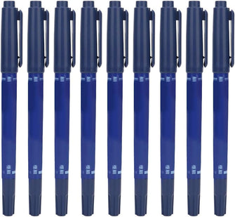 Tattoo Marking Pen, 10Pcs Double Ended Skin Marker Piercing Positioning Pen Tool Dual Removable Aesthetic Procedures Surgical Stencil Sites Accessories for Men Women Teenage Adult Gifts(Blue)
