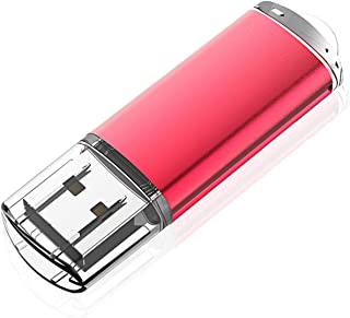 KOOTION 32GB USB 2.0 Flash Drive Thumb Drive Memory Stick Pen Drive with LED Indicator, Red