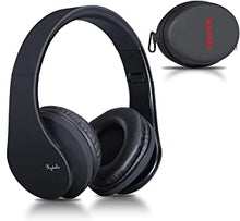 Rydohi Wireless Bluetooth Headphones Over Ear, Hi-Fi Stereo Headset with Deep Bass, Foldable and Lightweight, Wired and Wireless Modes Built in Mic for Cell Phones, TV, PC and Traveling (Black)