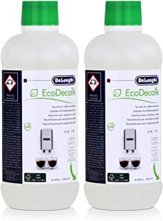 DeLonghi EcoDecalk DLSC500 Descaler 500ml - 5513296041 (2 Packs of 500ml)