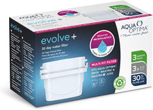 Aqua Optima EPS311 Evolve+ 30 Day Water Filter Cartridge, White, 3 pack (3 months supply) - Old Version