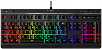 HyperX Alloy Core RGB Membrane Gaming Keyboard, Turkish, 1.8 m, 1000Hz, USB 2.0, Black (HX-KB5ME2-TU)