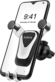 Car Phone Holder, Autkors Air Vent Car Phone Mount 360 Degrees Rotation Auto Lock Cell Phone Cradle Compatible for Mobile Phones from 4.7 to 6.7 inches.