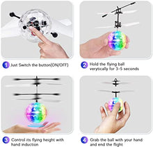 Flying Ball Toys Globe Shape Magic Controller Mini Drone with Colorful Lights Spinner