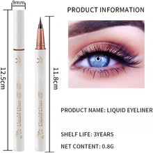 White Eyeliner Pen Coloured Eyeliner, Long Lasting Waterproof Eyeliner Make-up Eyeliner Matte Liquid Eyeliner Pencil Highly Pigmented Smudge-proof Colourful Eye Liner Pen for Everyone