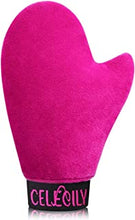 CeleCily Self Tanning Mitt - Fake Tan Mitt Applicator with Thumb and Cuff,Self Tan Mitt, Fake Tan Mit,Soft Velvet Tanning Mitt,Patent Fake Tan Mitten,Tanning Mitten,Tanning Glove for Tanning Lotion