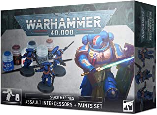 Games Workshop - Warhammer 40,000: Space Marines Assault Intercessor and Paint Set