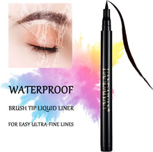 Black Eyeliner Pen Coloured Eyeliner,Matte Liquid Eyeliner Long Lasting Waterproof Eyeliner Make-up Eyeliner Pencil Highly Pigmented Smudge-proof Colourful Eye Liner Pen for Everyone