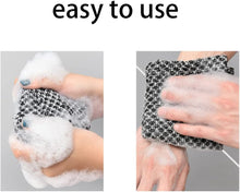 1 Pcs Extra Long Exfoliating Washcloth Exfoliating Body Scrubber Exfoliating Towel Suitable for Cleaning Dirt on The Skin (Lattices)