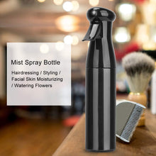 Portable Spray Bottles For Hair ,Mist Spray Bottle Water Spray Bottle For Hair High Pressure Watering Can Spray for Home Garden Home Hairdresser's Salon 250 ml Capacity (Black)