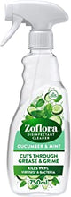 Zoflora Cucumber & Mint Multipurpose Disinfectant Cleaner 750ml, Antibacterial Surface Cleaner, Kitchen Cleaner Spray
