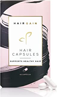 Grow by Hair Gain 1 Month supply 60 Capsules Fuller Thicker Hair in one month