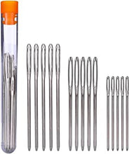 Stadux Large Eye Blunt Needles, 3 Sizes 15Pcs Yarn Knitting Needles Sewing Big eye Needles