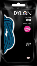 DYLON Hand Dye, Fabric Dye Sachet for Clothes, Soft Furnishings and Projects, 50 g - Navy Blue