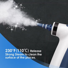 Handheld Steam Cleaner, Pressurized Handheld Multi-Surface Natural Steam Cleaner with 9 pcs Accessories, Multi-Purpose Steamer for Home Use, Steamer for Cleaning Floor, Upholstery,Grout and Car