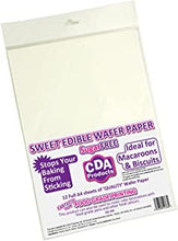 Pack of 12 Premium Full A4 Sized Sweet Vanilla Flavoured White Edible Wafer Paper (Rice Paper) Sheets 201-368 by CDA Products