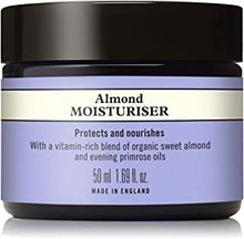 Neal's Yard Remedies Almond Moisturiser | Rich in Vitamins to Tone, Balance & Protect Skin | 50 g