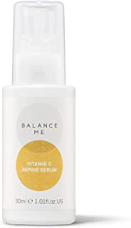 Balance Me Vitamin C Repair Serum – 100% Natural Vegan Anti-Ageing Serum – Hydrating Hyaluronic Acid - Reduces Age Spots & Hyperpigmentation – Made In Uk – 30Ml