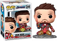 Funko Pop! Avengers Endgame: I Am Iron Man Glow-in-The-Dark Deluxe Vinyl Figure, Multicolored